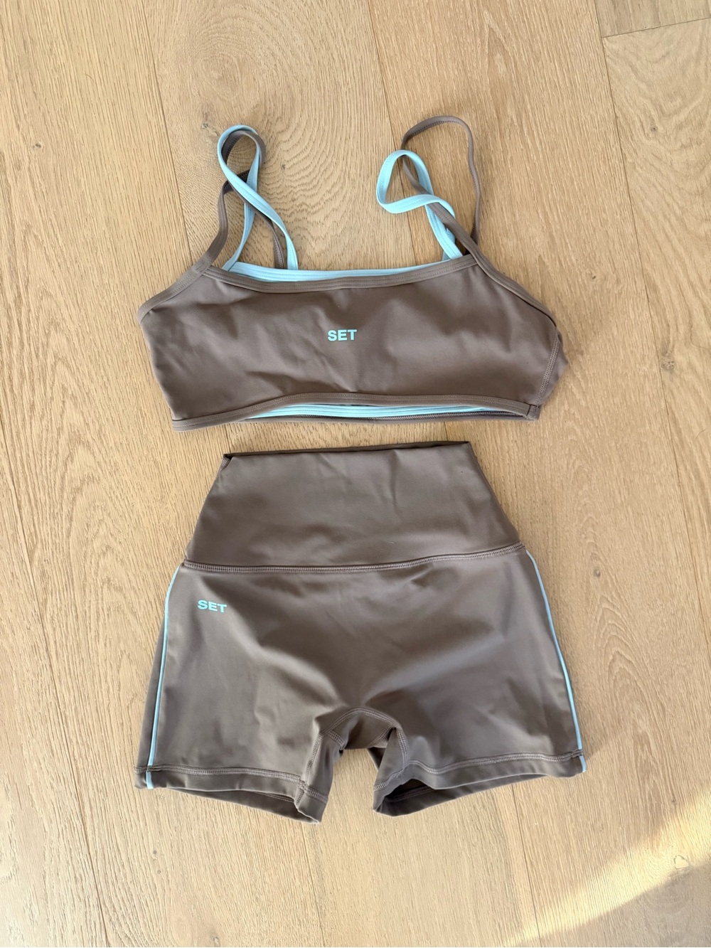 SET Active SPORTBODY® SPORTY STRAP BRA and SHORTS Bundle- RUSH